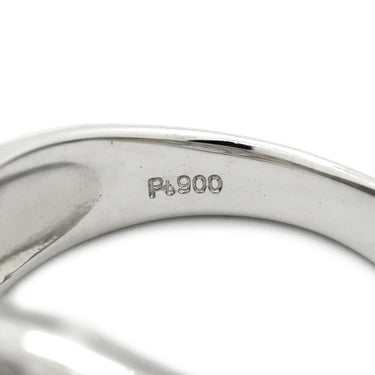 ノンブランド NON BRAND ダイヤモンド 1.00ct デザインリング プラチナシルバー Pt900 ダイヤモンド リング 指輪 プラチナ900 ウエーブ 16粒 16石 11.5号