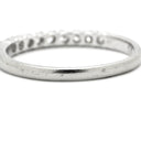 ノンブランド NON BRAND パヴェダイヤ 0.30ct 一文字リング プラチナシルバー Pt900 ダイヤモンド リング 指輪 プラチナ900 9石 9粒 1列 ラウンドブリリアント 11.5号
