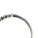 ノンブランド NON BRAND パヴェダイヤ 0.30ct 一文字リング プラチナシルバー Pt900 ダイヤモンド リング 指輪 プラチナ900 9石 9粒 1列 ラウンドブリリアント 11.5号
