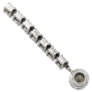 ノンブランド NON BRAND ダイヤモンド 0.4ct ホワイトゴールド K18WG ダイヤモンド ペンダントトップ Au750 18K 18金 ラインストーン スイング ドロップ