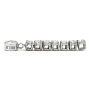 ノンブランド NON BRAND ダイヤモンド 0.4ct ホワイトゴールド K18WG ダイヤモンド ペンダントトップ Au750 18K 18金 ラインストーン スイング ドロップ