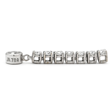 ノンブランド NON BRAND ダイヤモンド 0.4ct ホワイトゴールド K18WG ダイヤモンド ペンダントトップ Au750 18K 18金 ラインストーン スイング ドロップ