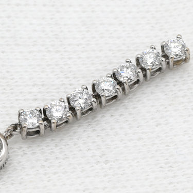 ノンブランド NON BRAND ダイヤモンド 0.4ct ホワイトゴールド K18WG ダイヤモンド ペンダントトップ Au750 18K 18金 ラインストーン スイング ドロップ