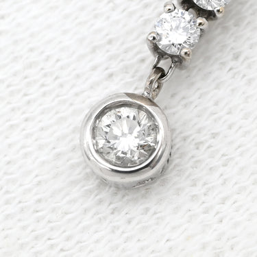 ノンブランド NON BRAND ダイヤモンド 0.4ct ホワイトゴールド K18WG ダイヤモンド ペンダントトップ Au750 18K 18金 ラインストーン スイング ドロップ