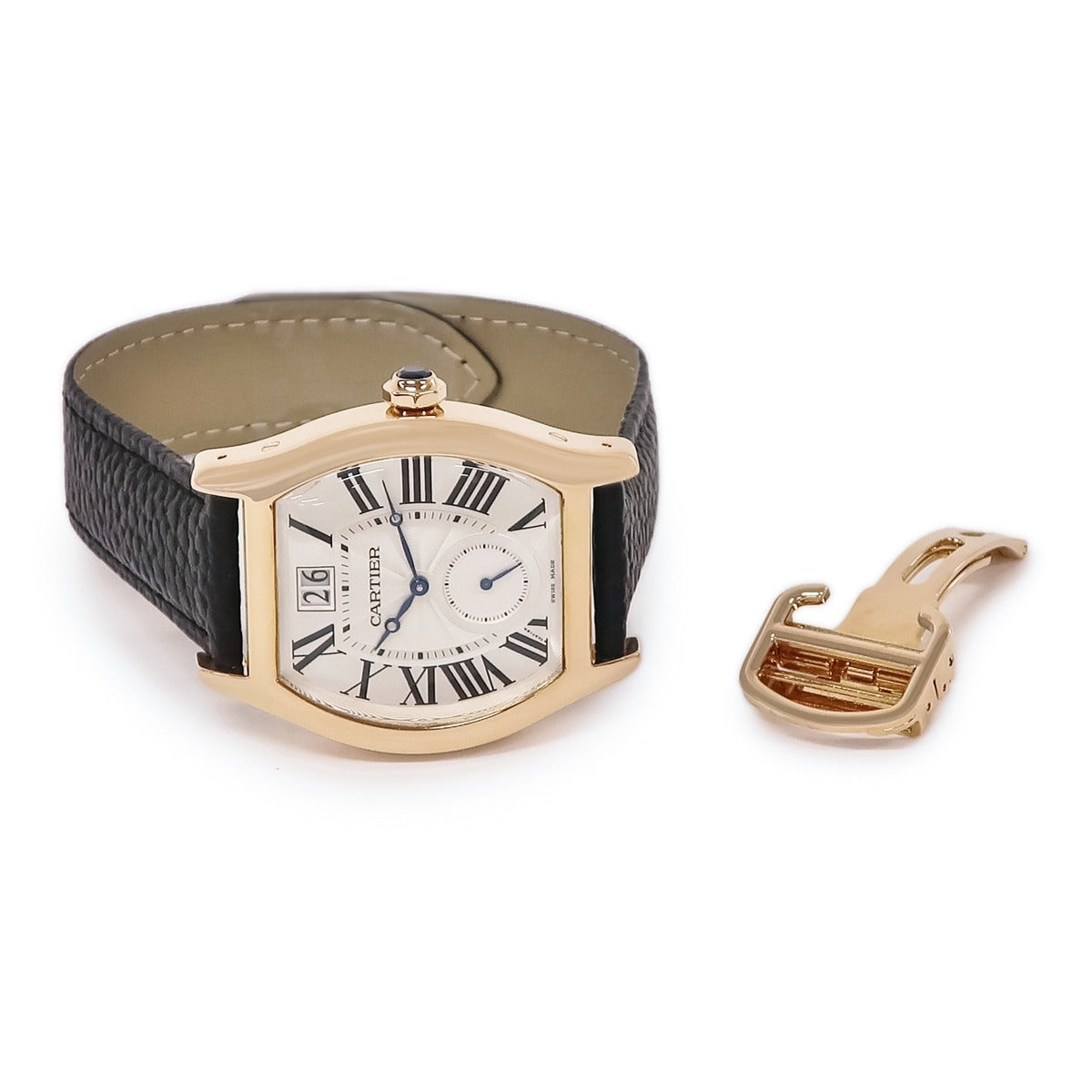 カルティエ Cartier トーチュ XL ラージデイト&スモールセコンド