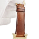 腕時計 エルメス HERMES Hウォッチ TGM HH1.801 クオーツ メンズ H型 スクエア シャンパン アラビア