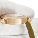 腕時計 カルティエ Cartier ミスパシャ WJ124028 クオーツ レディース K18PG無垢 純正ダイヤ シルバー 青針 アラビア