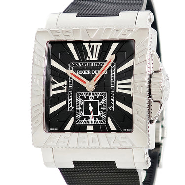 腕時計 ロジェデュブイ ROGER DUBUIS アクアマーレ GA41.14.9 自動巻き メンズ ブラック スモールセコンド スクエア 限定