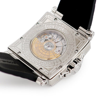 腕時計 ロジェデュブイ ROGER DUBUIS アクアマーレ GA41.14.9 自動巻き メンズ ブラック スモールセコンド スクエア 限定