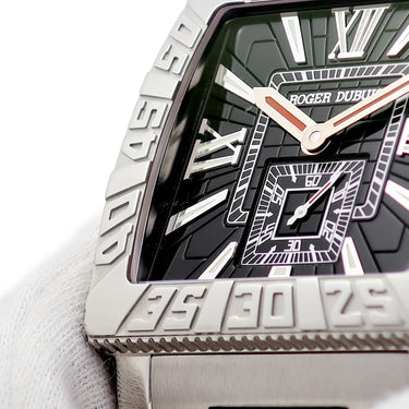 腕時計 ロジェデュブイ ROGER DUBUIS アクアマーレ GA41.14.9 自動巻き メンズ ブラック スモールセコンド スクエア 限定