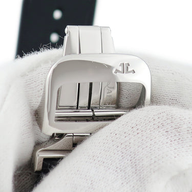 腕時計 ジャガールクルト JAEGER LECOULTRE レベルソ スクアドラ ホームタイム Q7008420 230.8.77 自動巻き メンズ 回転 スクエア 2タイム GMT