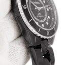腕時計 シャネル CHANEL J12 キャリバー12.1 H5702 自動巻き メンズ ブラック 純正ダイヤ 逆回転防止ベゼル デイト