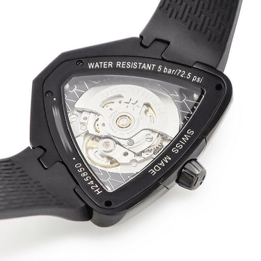 腕時計 ハミルトン HAMILTON ベンチュラ エルヴィス80 オート H24585331 自動巻き メンズ 新品同様 ブラックPVD デイト トライアングル
