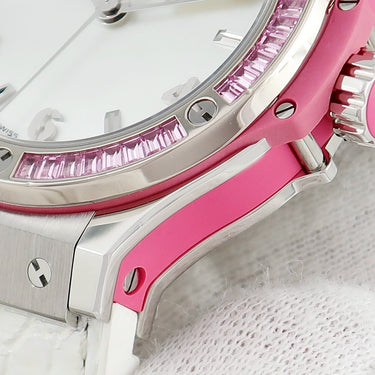 腕時計 ウブロ HUBLOT ビッグバン トゥッティ フルッティ ローズ 361.SP.6010.LR.1933 クオーツ レディース メーカーOH済 サファイア