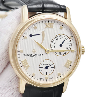 腕時計 ヴァシュロン・コンスタンタン VACHERON CONSTANTIN パトリモニー パワーリザーブ 47200/000J 自動巻き メンズ K18YG無垢 スモールセコンド