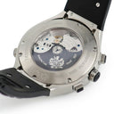 腕時計 ピアジェ PIAGET ポロ 45 クロノグラフ P10534 G0A34002 自動巻き メンズ ブラック バー デイト 2タイムゾーン表示