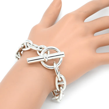 エルメス HERMES シェーヌダンクル GM シルバー シルバー925 ブレスレット 13コマ スターリングシルバー AG925