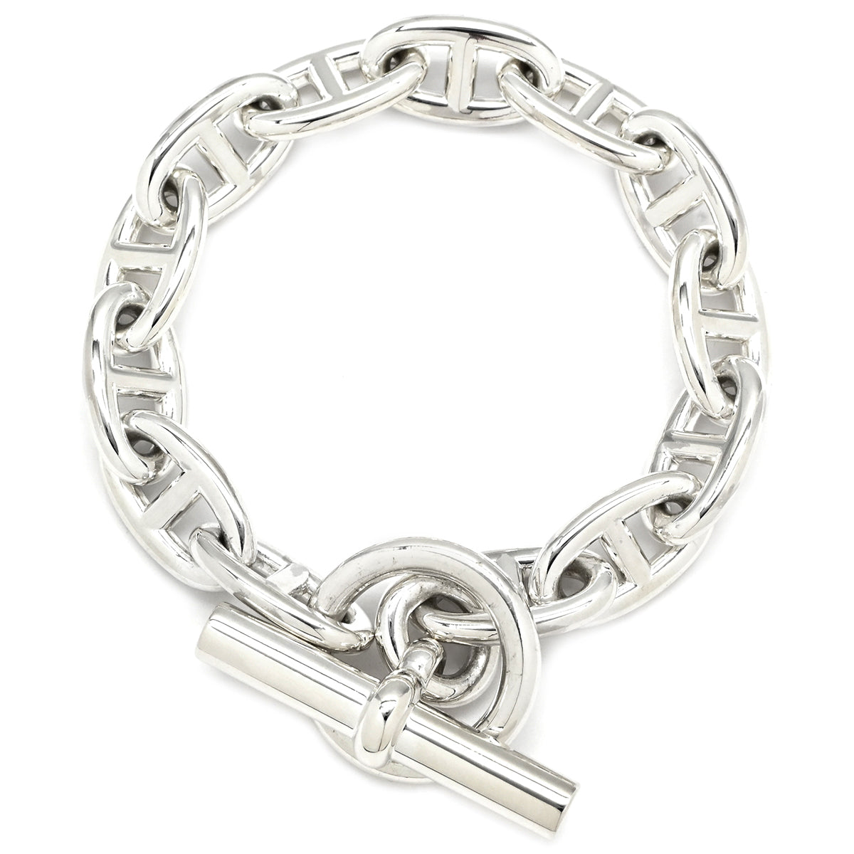 エルメス HERMES シェーヌダンクル GM シルバー シルバー925