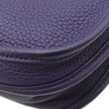 エルメス HERMES エヴリン3 PM ブルーアンクル トリヨンクレマンス ショルダーバッグ ゴールド金具 青紫