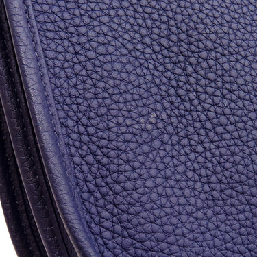 エルメス HERMES エヴリン3 PM ブルーアンクル トリヨンクレマンス ショルダーバッグ ゴールド金具 青紫