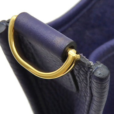 エルメス HERMES エヴリン3 PM ブルーアンクル トリヨンクレマンス ショルダーバッグ ゴールド金具 青紫