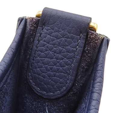 エルメス HERMES エヴリン3 PM ブルーアンクル トリヨンクレマンス ショルダーバッグ ゴールド金具 青紫