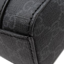 グッチ GUCCI ミニ トートバッグ ウェブライン 696010 ブラック GGスプリームキャンバス 2WAYバッグ シルバー金具 黒 ショルダー シェリーライン