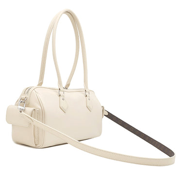 ルイヴィトン LOUIS VUITTON スピーディ カーゴ バイブ M12965 ヴァニラ ラムスキン モノグラムキャンバス 2WAYバッグ シルバー金具 白 モノグラム ハンドバッグ ショルダー