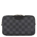 ルイヴィトン LOUIS VUITTON アルファ ウエアラブル ウォレット N60418 ダミエグラフィット レザー モノグラムエクリプスキャンバス ショルダーバッグ シルバー金具 グレー