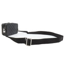 ルイヴィトン LOUIS VUITTON アルファ ウエアラブル ウォレット N60418 ダミエグラフィット レザー モノグラムエクリプスキャンバス ショルダーバッグ シルバー金具 グレー