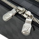 ルイヴィトン LOUIS VUITTON アルファ ウエアラブル ウォレット N60418 ダミエグラフィット レザー モノグラムエクリプスキャンバス ショルダーバッグ シルバー金具 グレー