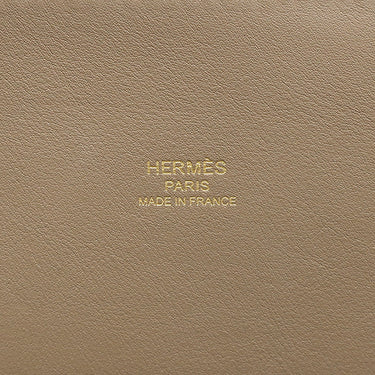 エルメス HERMES ボリード1923 30 エトゥープ ヴォーエプソン 2WAYバッグ ゴールド金具 グレージュ 2023年製