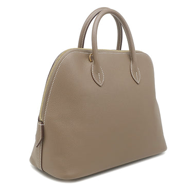 エルメス HERMES ボリード1923 30 エトゥープ ヴォーエプソン 2WAYバッグ ゴールド金具 グレージュ 2023年製