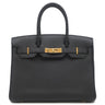 エルメス HERMES バーキン30 3EN1 ブラック トゴ スイフト トワルアッシュ トートバッグ ゴールド金具 黒 3WAY