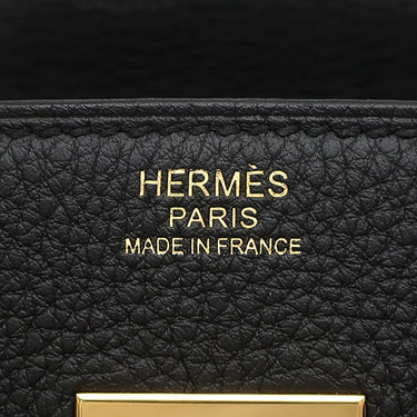 エルメス HERMES バーキン30 3EN1 ブラック トゴ スイフト トワルアッシュ トートバッグ ゴールド金具 黒 3WAY