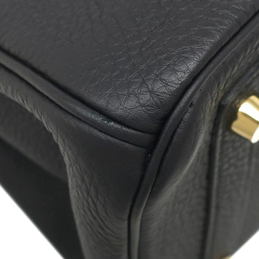 エルメス HERMES バーキン30 3EN1 ブラック トゴ スイフト トワルアッシュ トートバッグ ゴールド金具 黒 3WAY