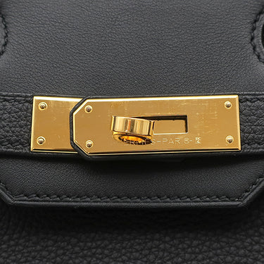 エルメス HERMES バーキン30 3EN1 ブラック トゴ スイフト トワルアッシュ トートバッグ ゴールド金具 黒 3WAY