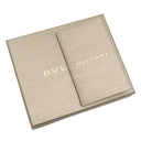ブルガリ BVLGARI マン コンパクトウォレット 294730 ブラック グレインカーフレザー 二つ折り財布 シルバー金具 黒 二つ折り 札入れ