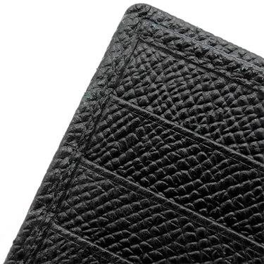 ブルガリ BVLGARI マン コンパクトウォレット 294730 ブラック グレインカーフレザー 二つ折り財布 シルバー金具 黒 二つ折り 札入れ