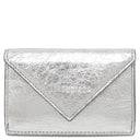 バレンシアガ BALENCIAGA ペーパー ミニ ウォレット 391446 シルバー レザー 三つ折り財布 コンパクトウォレット