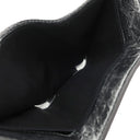 バレンシアガ BALENCIAGA ペーパー ミニ ウォレット 391446 シルバー レザー 三つ折り財布 コンパクトウォレット