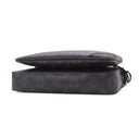 ルイヴィトン LOUIS VUITTON トリオ メッセンジャー M69443 モノグラムエクリプス レザー モノグラムエクリプス リバース キャンバス ショルダーバッグ シルバー金具 黒 グレー