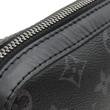 ルイヴィトン LOUIS VUITTON トリオ メッセンジャー M69443 モノグラムエクリプス レザー モノグラムエクリプス リバース キャンバス ショルダーバッグ シルバー金具 黒 グレー