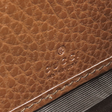 グッチ GUCCI ジャッキー1961 チェーン付き ウォレット 652681 ブルー×ブラウン レザー GGジャガードデニム チェーンウォレット ゴールド金具 デニム ショルダー