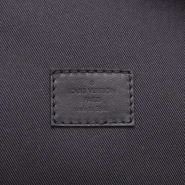 ルイヴィトン LOUIS VUITTON レーサー スリングバッグ M46107 ノワール レザー モノグラムシャドウレザー ボディバッグ マットブラック金具 黒 クロスボディ