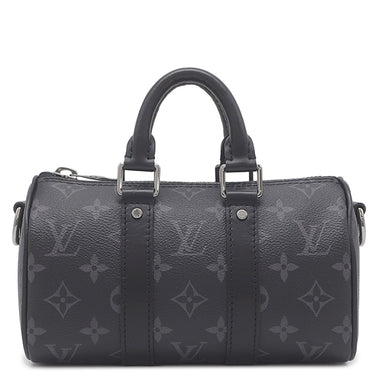 ルイヴィトン LOUIS VUITTON キーポル XS M45947 モノグラムエクリプスリバース レザー モノグラムエクリプスリバースキャンバス 2WAYバッグ シルバー金具 ミニボストン