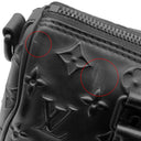 ルイヴィトン LOUIS VUITTON キーポル XS M57960 モノグラムシール レザー モノグラムシール 2WAYバッグ ブラック金具 ミニボストン エンボス