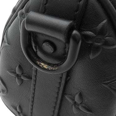 ルイヴィトン LOUIS VUITTON キーポル XS M57960 モノグラムシール レザー モノグラムシール 2WAYバッグ ブラック金具 ミニボストン エンボス