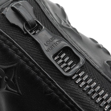 ルイヴィトン LOUIS VUITTON キーポル XS M57960 モノグラムシール レザー モノグラムシール 2WAYバッグ ブラック金具 ミニボストン エンボス