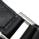 イヴ・サンローラン Yves Saint Laurent ソルフェリーノ キャンバス ショルダー ベージュ×ブラック キャンバス レザー ショルダーバッグ シルバー金具 YSL ロゴプレート